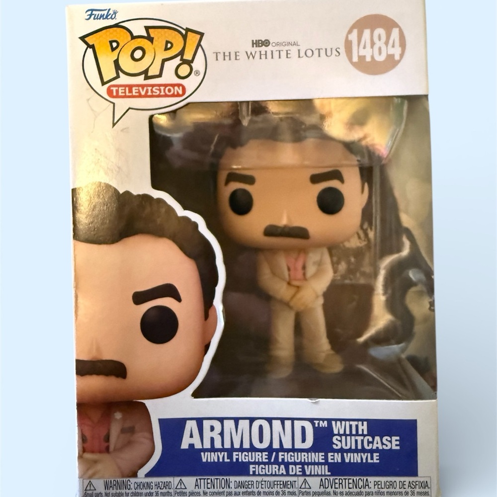 Funko Pop Armond in Beige Suit with Brown Hair